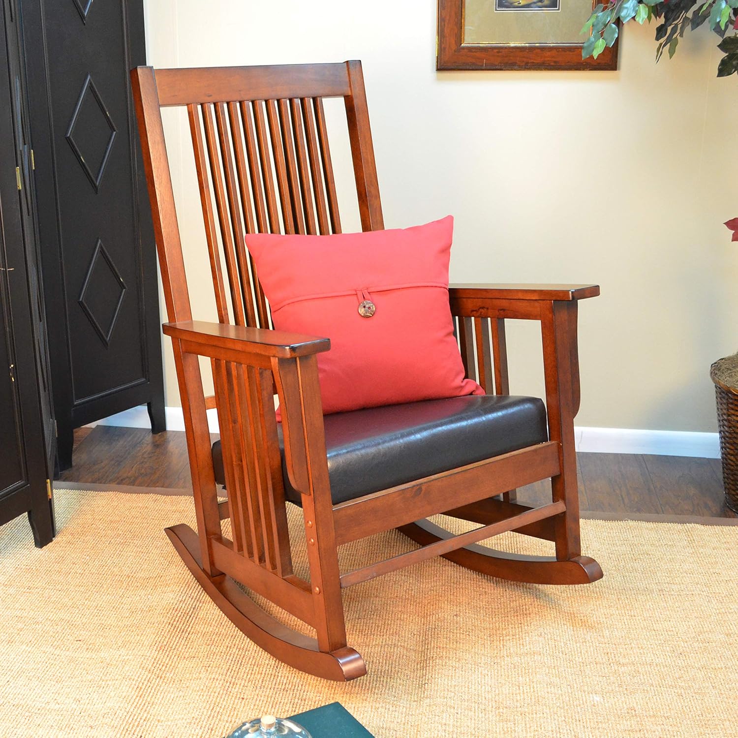 Chestnut Mission Rocker Z1888