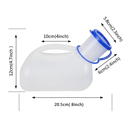 Unisex Urinal with Sealed Lid and Funnel Z302982