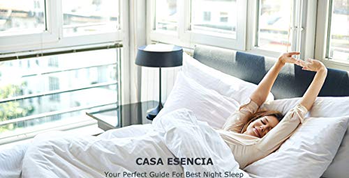 100% Egyptian Cotton King Size 4 Piece Bed Sheet Set White Stripe E535383