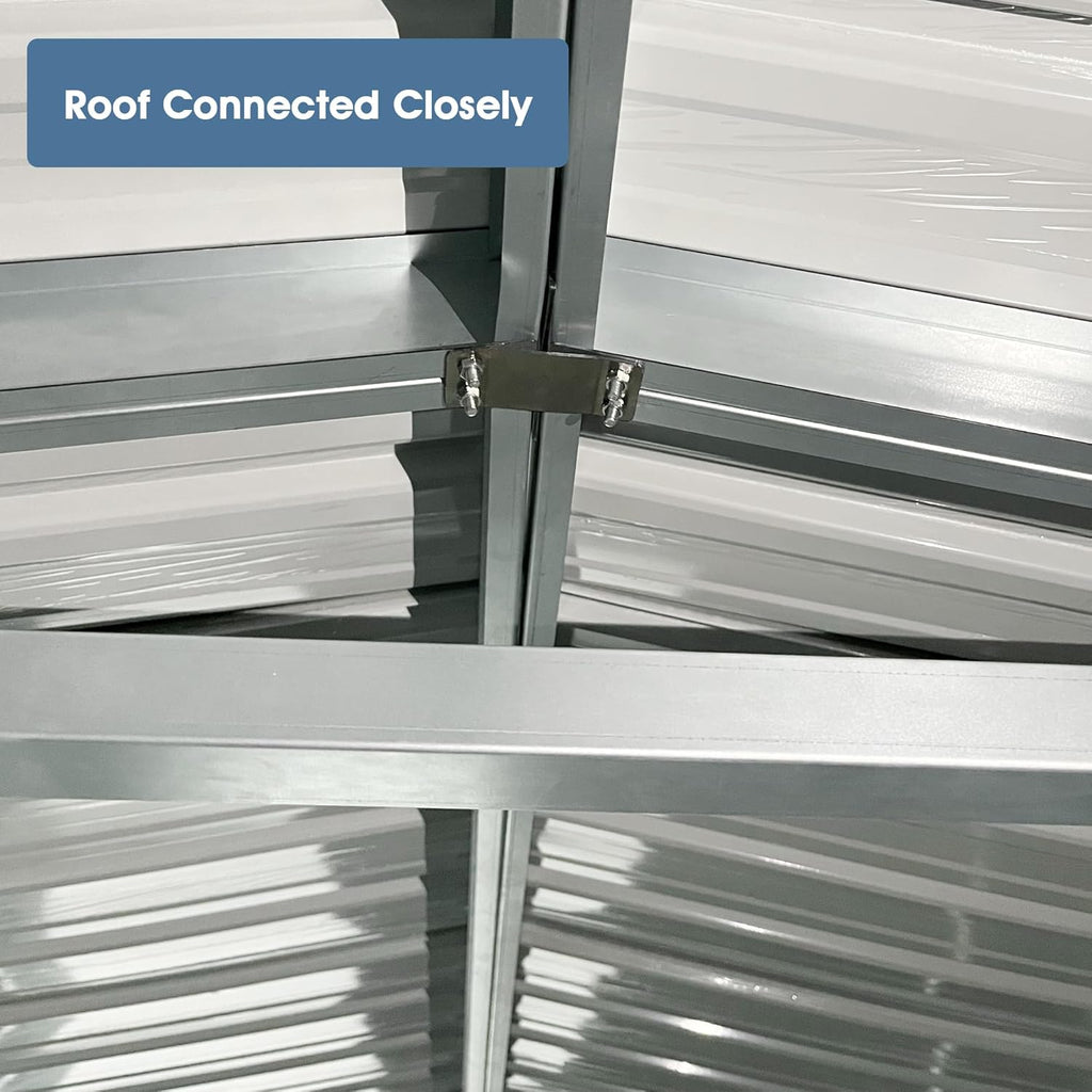 Heavy-Duty Metal Garage Shed 20'x10' U894