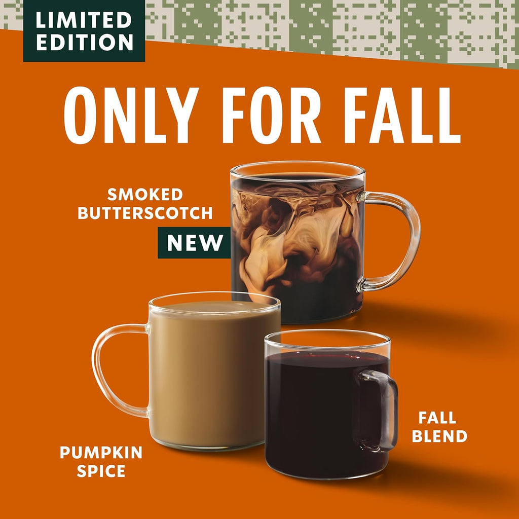Smoked Butterscotch Naturally Flavored Coffee, 100% Arabica, 1 Bag (17 Oz) H110367