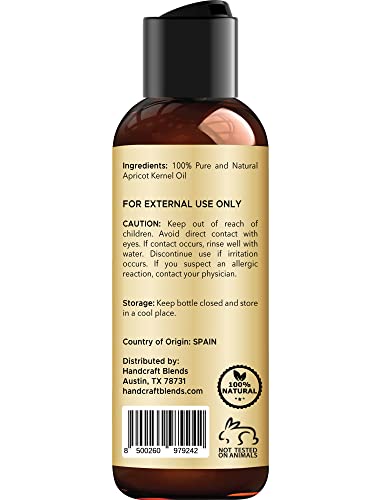 Organic Castor Oil - 4 Fl Oz - 100% Pure and Natural Carrier Oil M97401