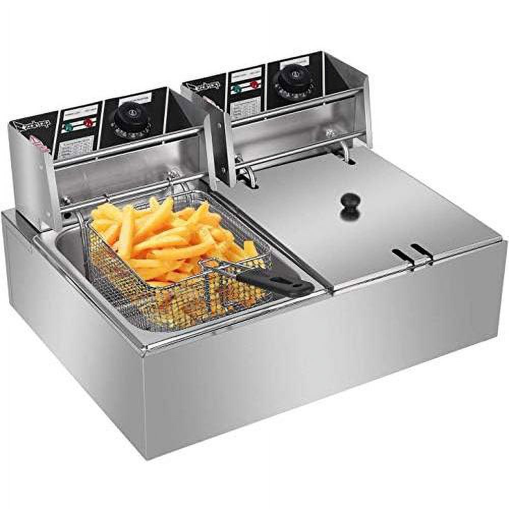 12L Electric Dual Deep Fryer P770