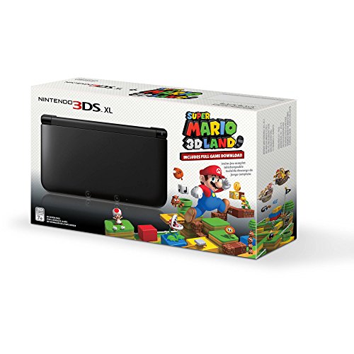 Black Handheld Console with Super Mario 3D Land L6297