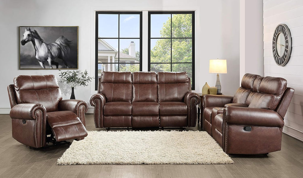 Brown Glider Recliner L92743