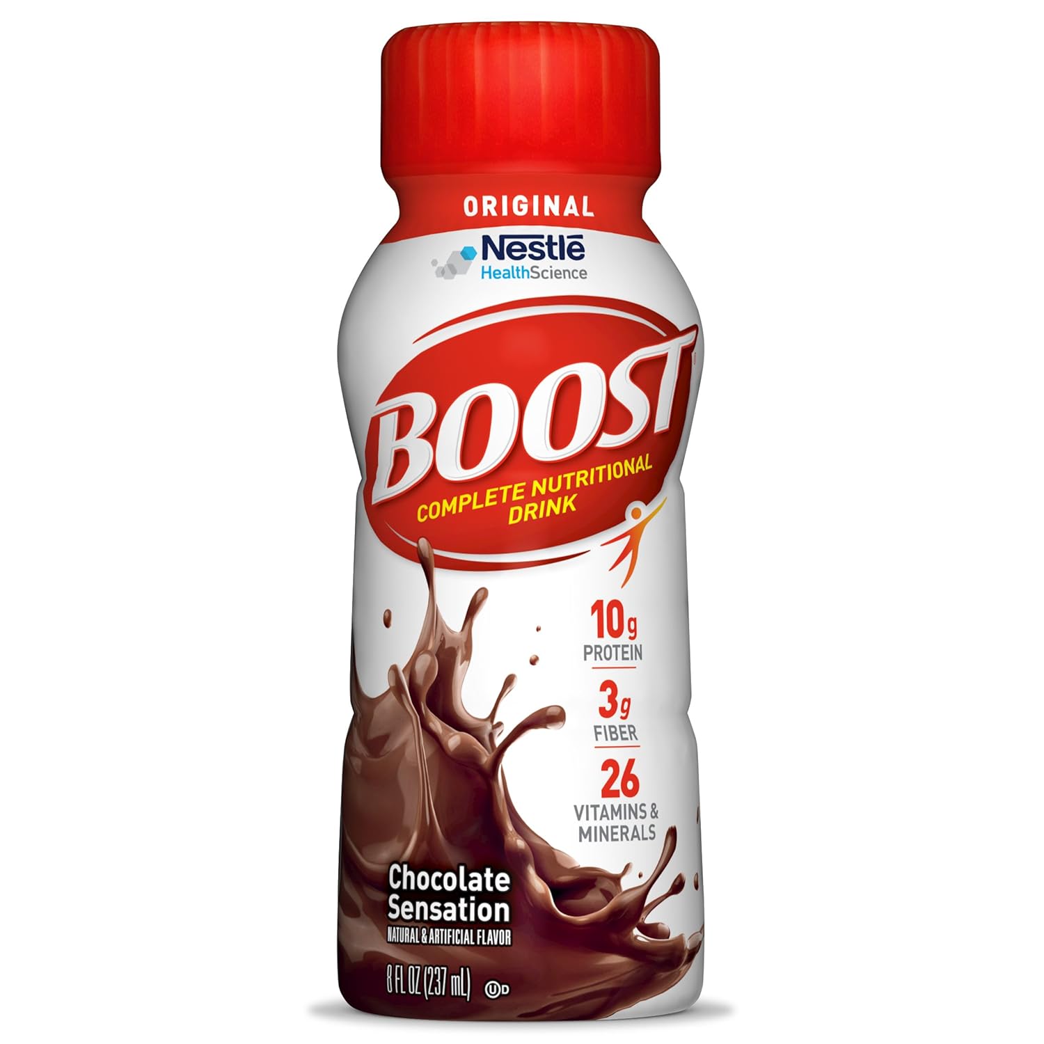 Original Rich Chocolate Nutritional Drink, 12 Count P578