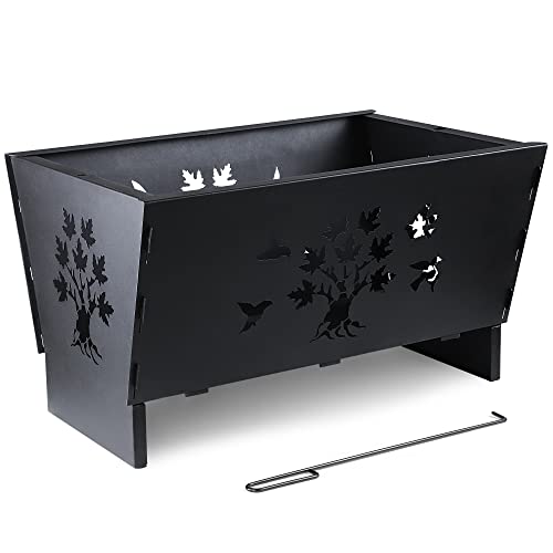 28 Inch Rectangle Cast Iron Fire Pit G6792