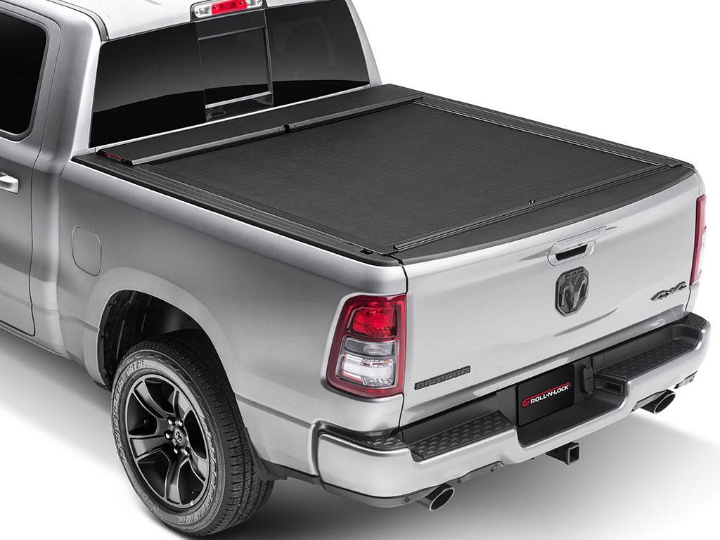 Retractable Truck Bed Tonneau Cover for 2019-2023 Dodge Ram 1500 with RamBox 5' 7" Bed E475