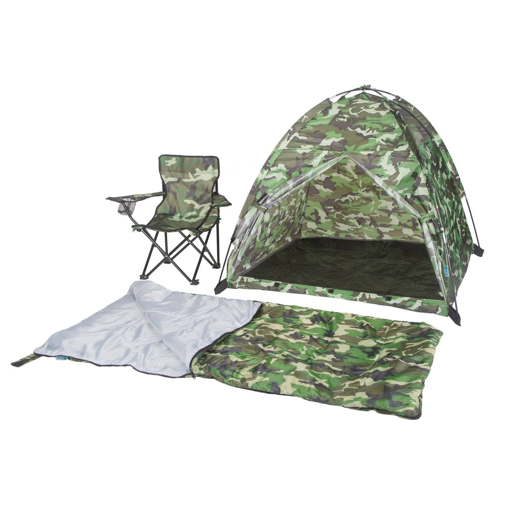 Green Camo Tent Set E579635