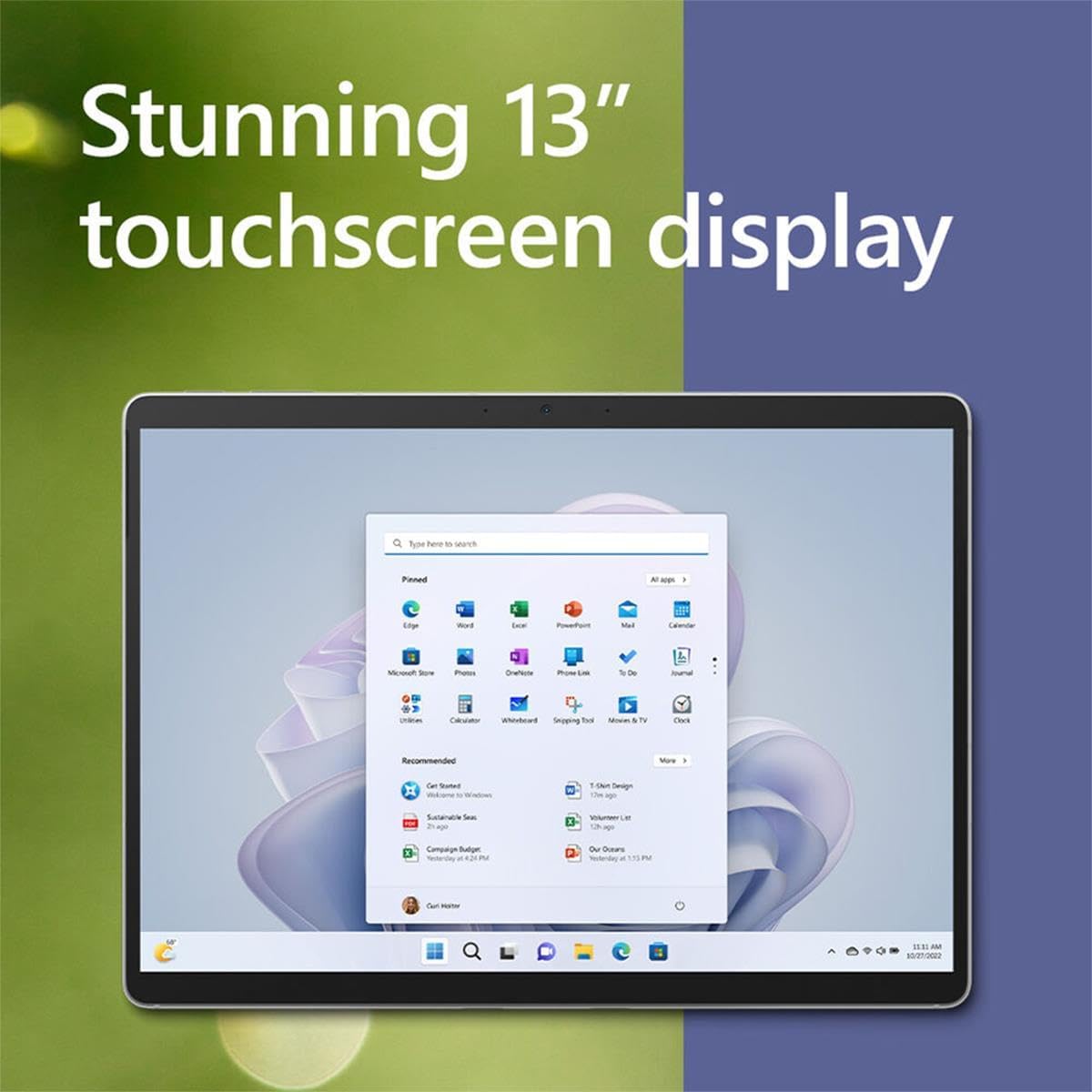 13" Tablet with 8 GB RAM, 128 GB SSD, Windows 11 Pro, 5G, Platinum S1518