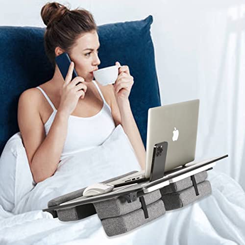 3 in 1 Foldable Adjustable Height Lap Desk with Cushion Q135