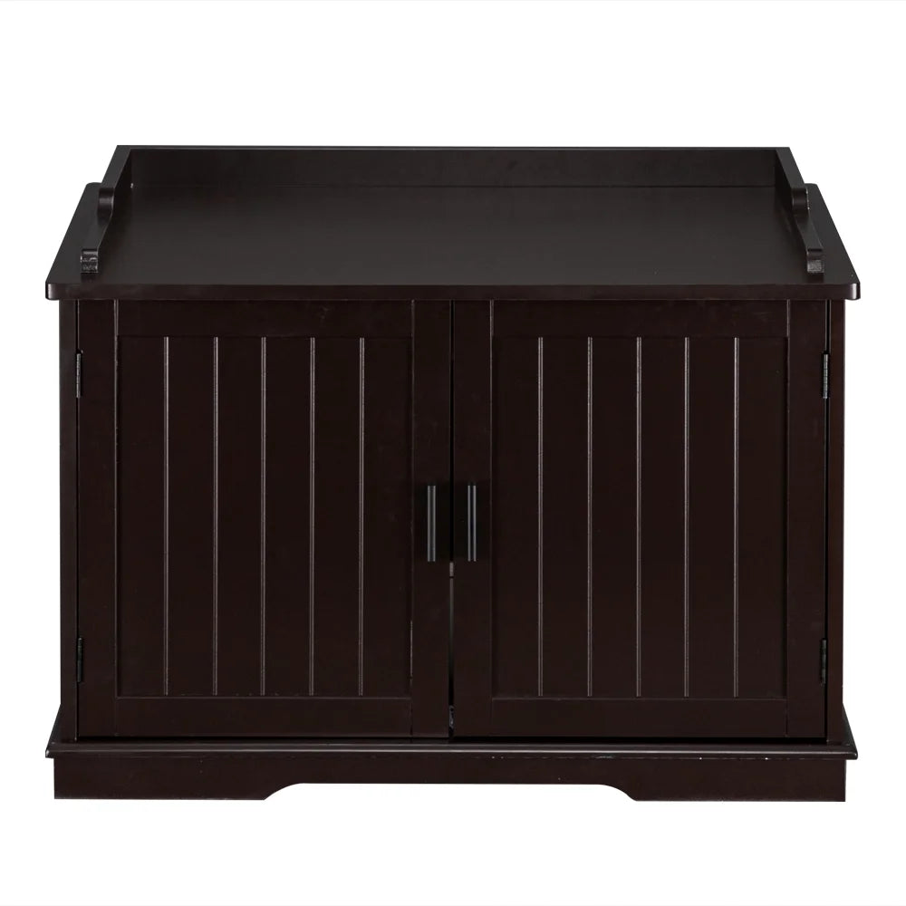 Cat Litter Box Enclosure with Vent Holes B6525