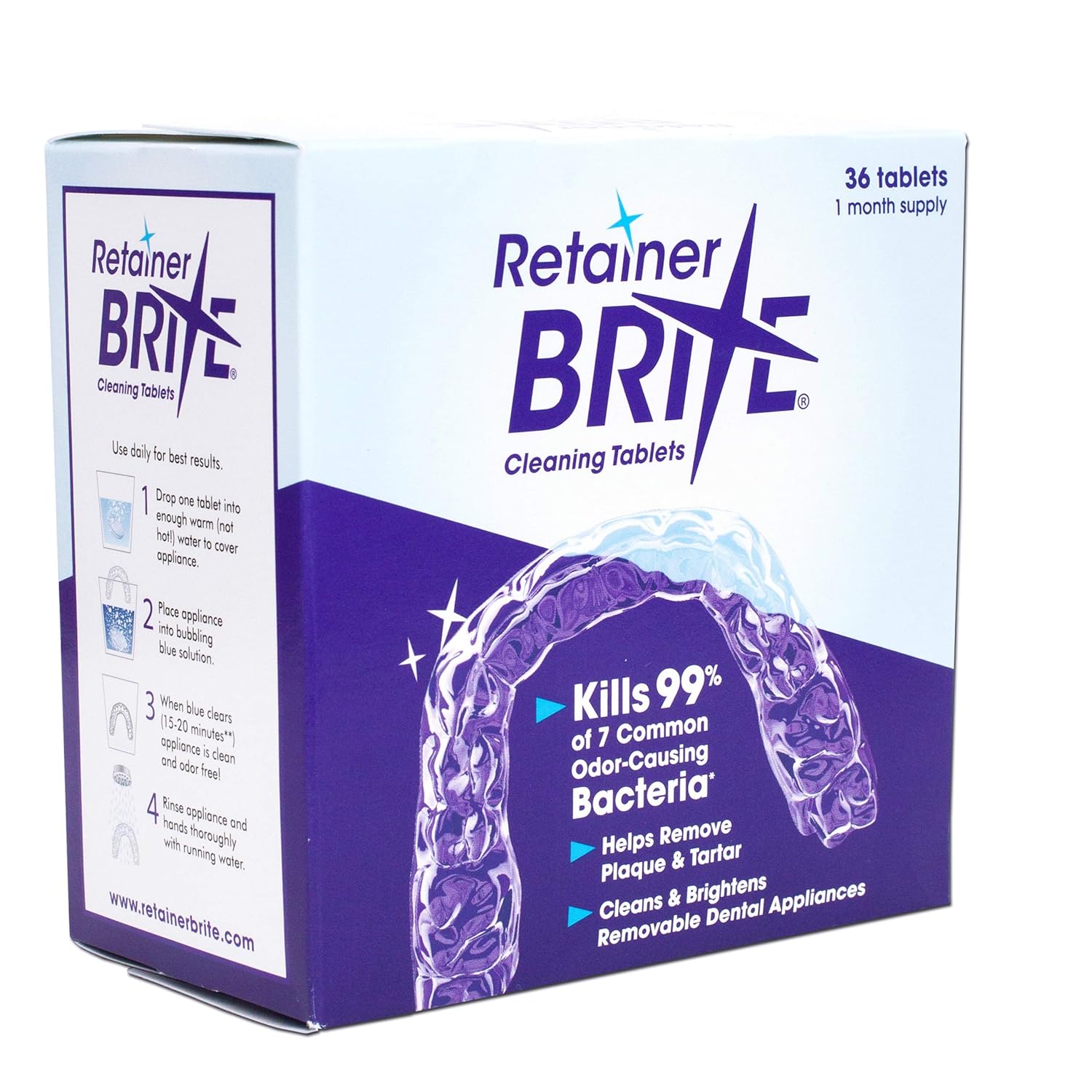 36 Tablets Retainer Cleaner Tablets X8507