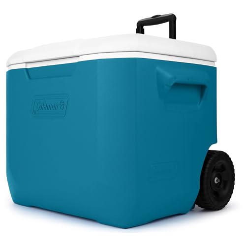 60qt Insulated Rolling Cooler with Wheels F6439