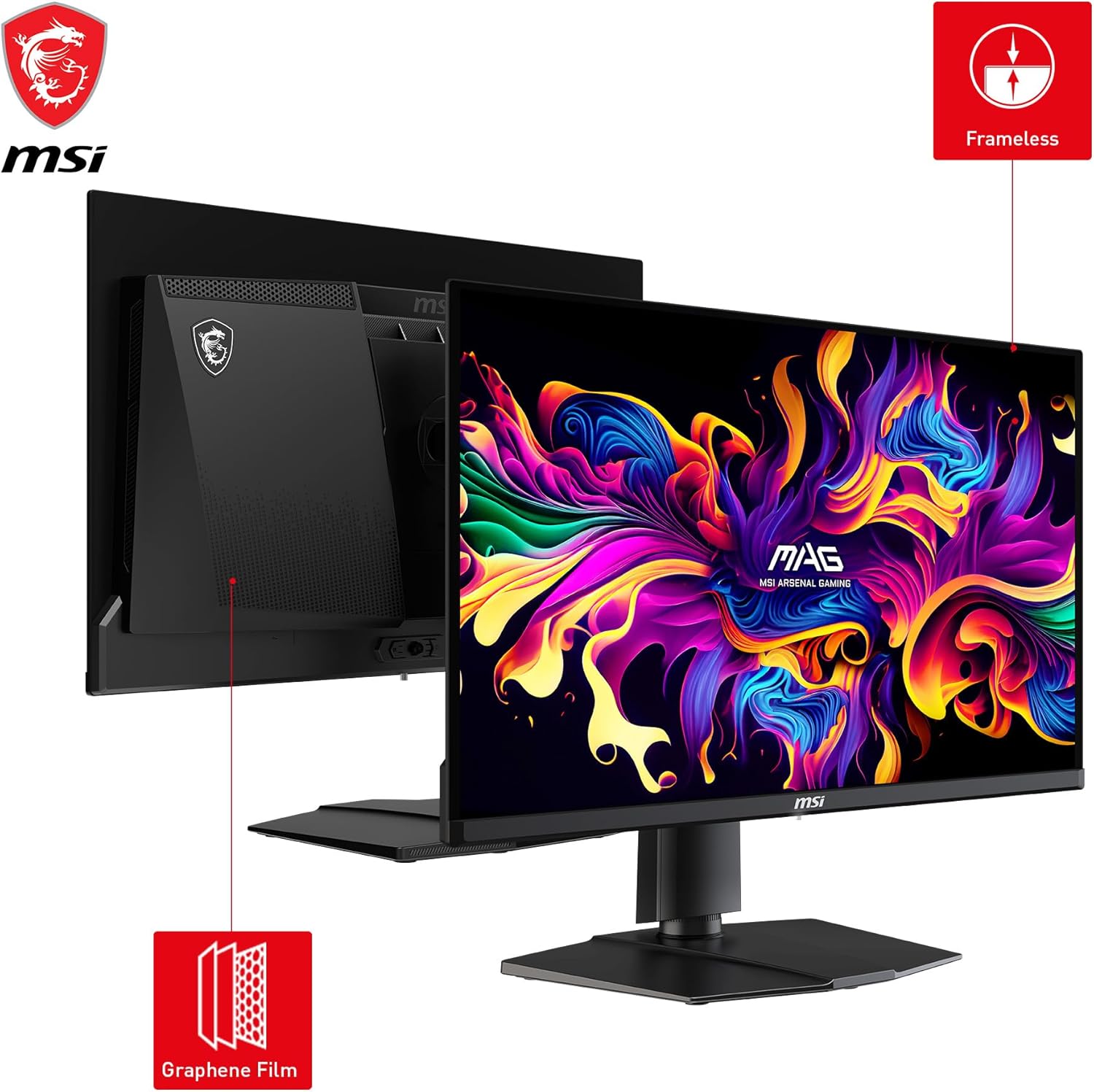27 OLED Gaming Monitor, 2560 x 1440 QHD, 360Hz, True Black HDR 400 X44256