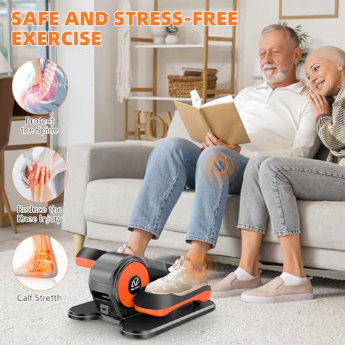 Under Desk Elliptical Machine with 12 Adjustable Speeds B6773