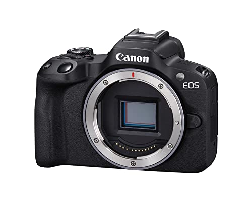Black Mirrorless Camera with RF-S18-45mm Lens Kit, 24.2 Megapixel CMOS Sensor, 4K Video A36246