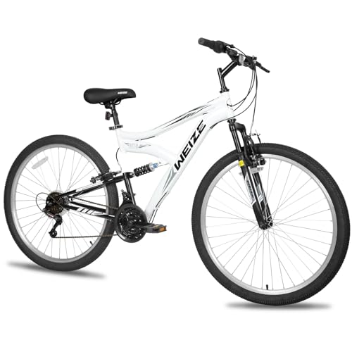 26 27.5 inch 18-Speed High-Carbon Steel Dual Full Suspension Mountain Bike B40962