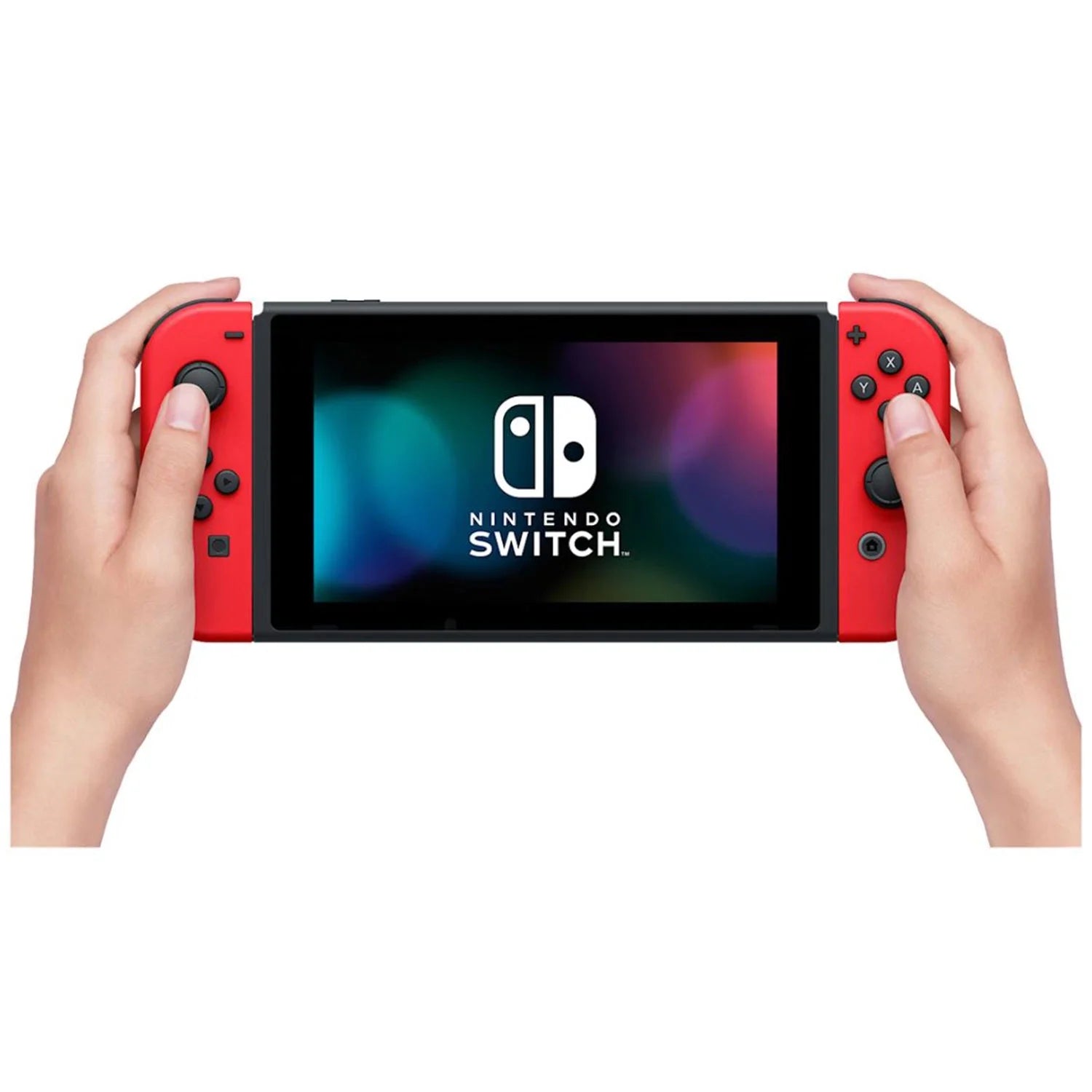 Nintendo Switch Bundle with Carry Case, 128GB SD Card, and New Super Mario Bros U Deluxe Game A445