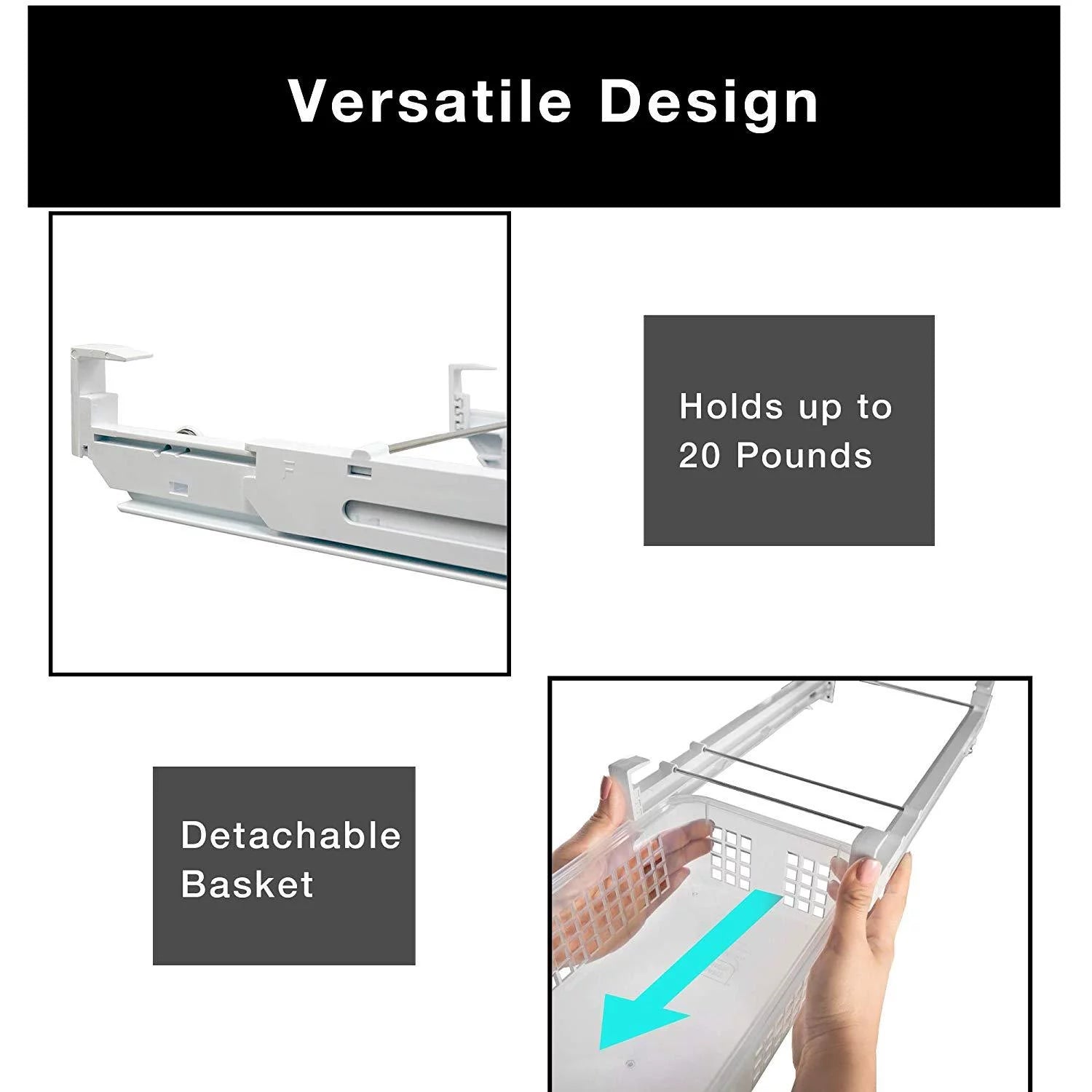 Refrigerator Pull Out Bin Drawer - Clear F823434