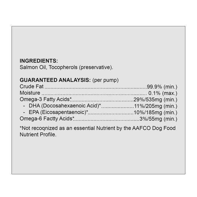 Wild Alaskan Salmon Oil Omega 3 Dog Food Supplement A88417