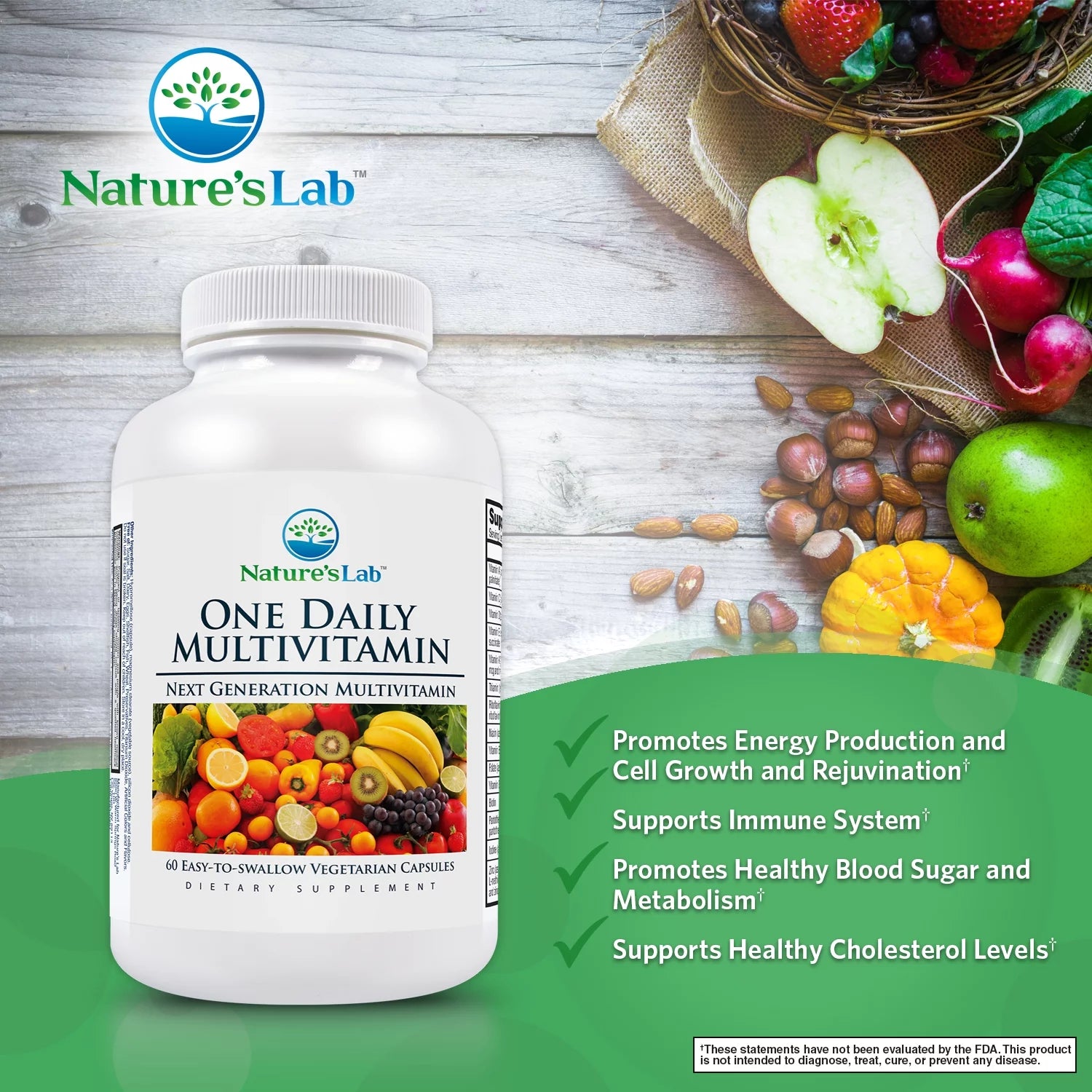 One Daily Multivitamin - 60 Capsules Y7324