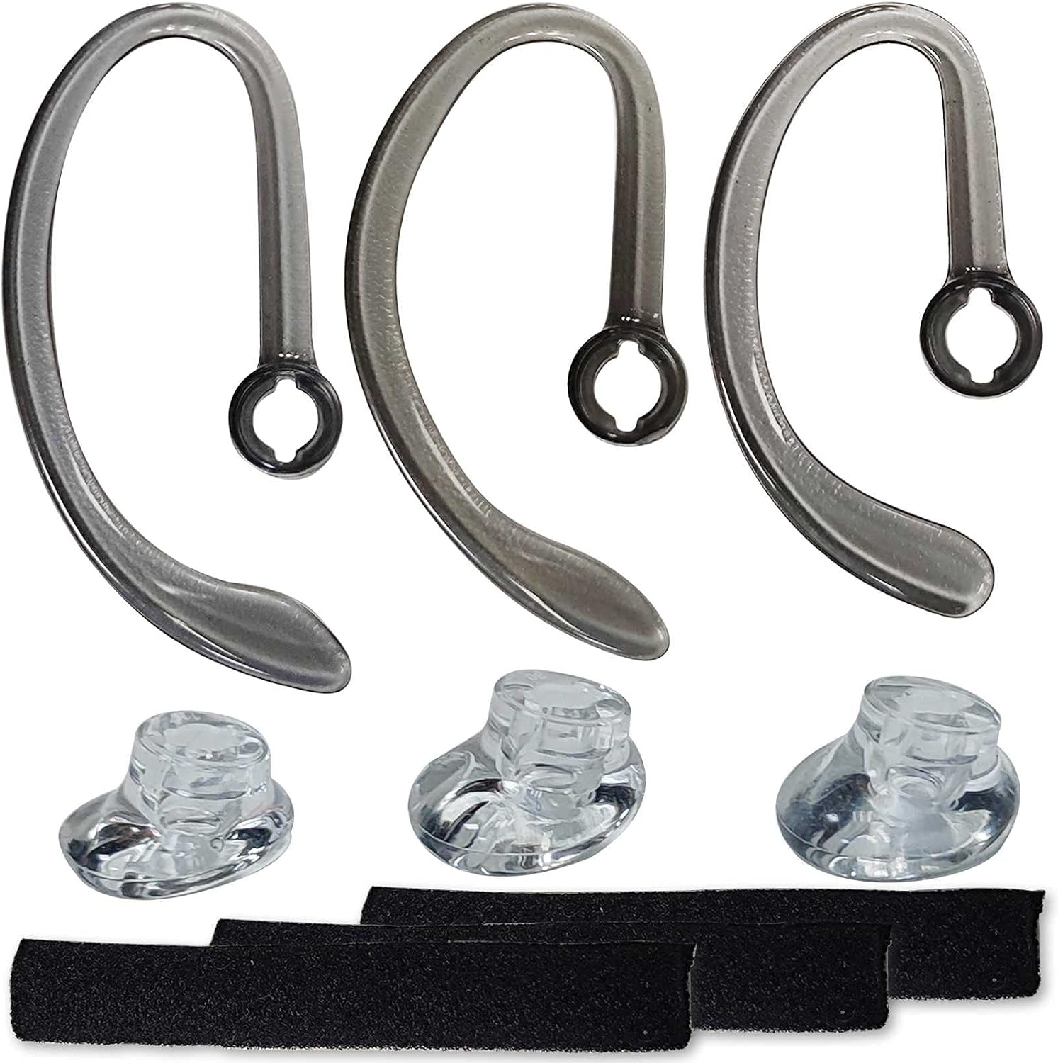 Earhooks Spare Earbuds with Foam Tube Kit Replacement Tip Small Medium Large Size 1Set P8729