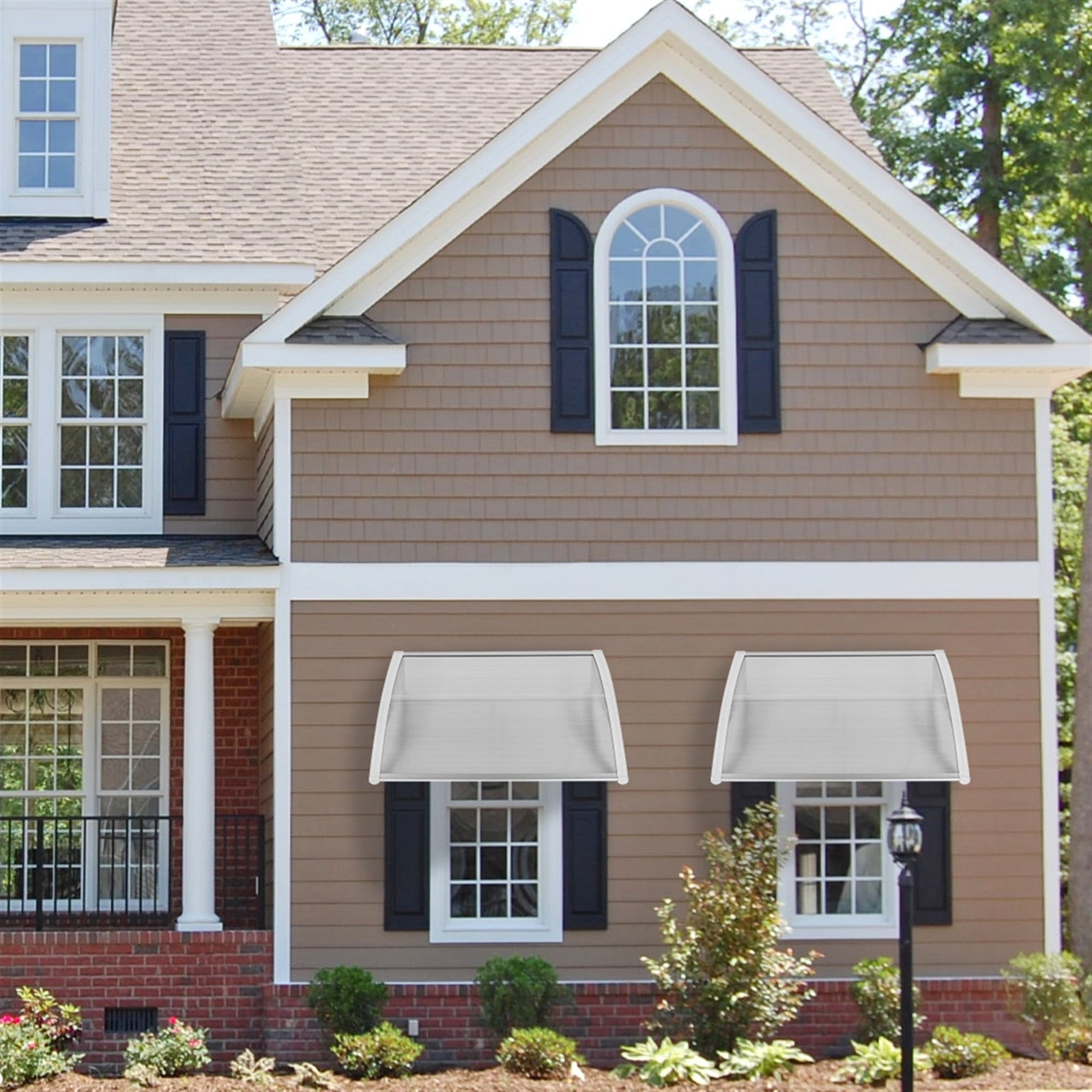 40''x32'' Clear Polycarbonate Window Awning Canopy F822121