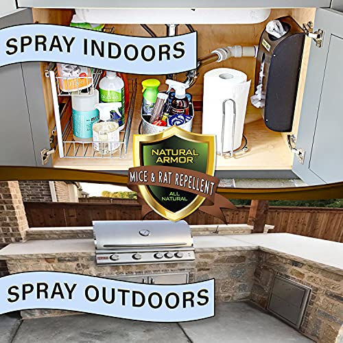 128 OZ Peppermint Natural Rodent Repellent Spray U975