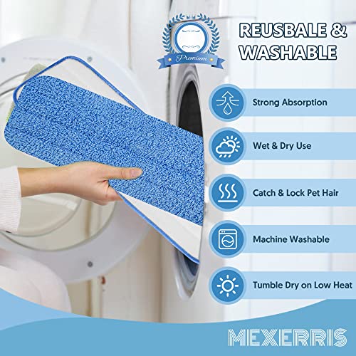 Microfiber Spray Mops for Hardwood Floor Cleaning with 3X Washable Pads L30733