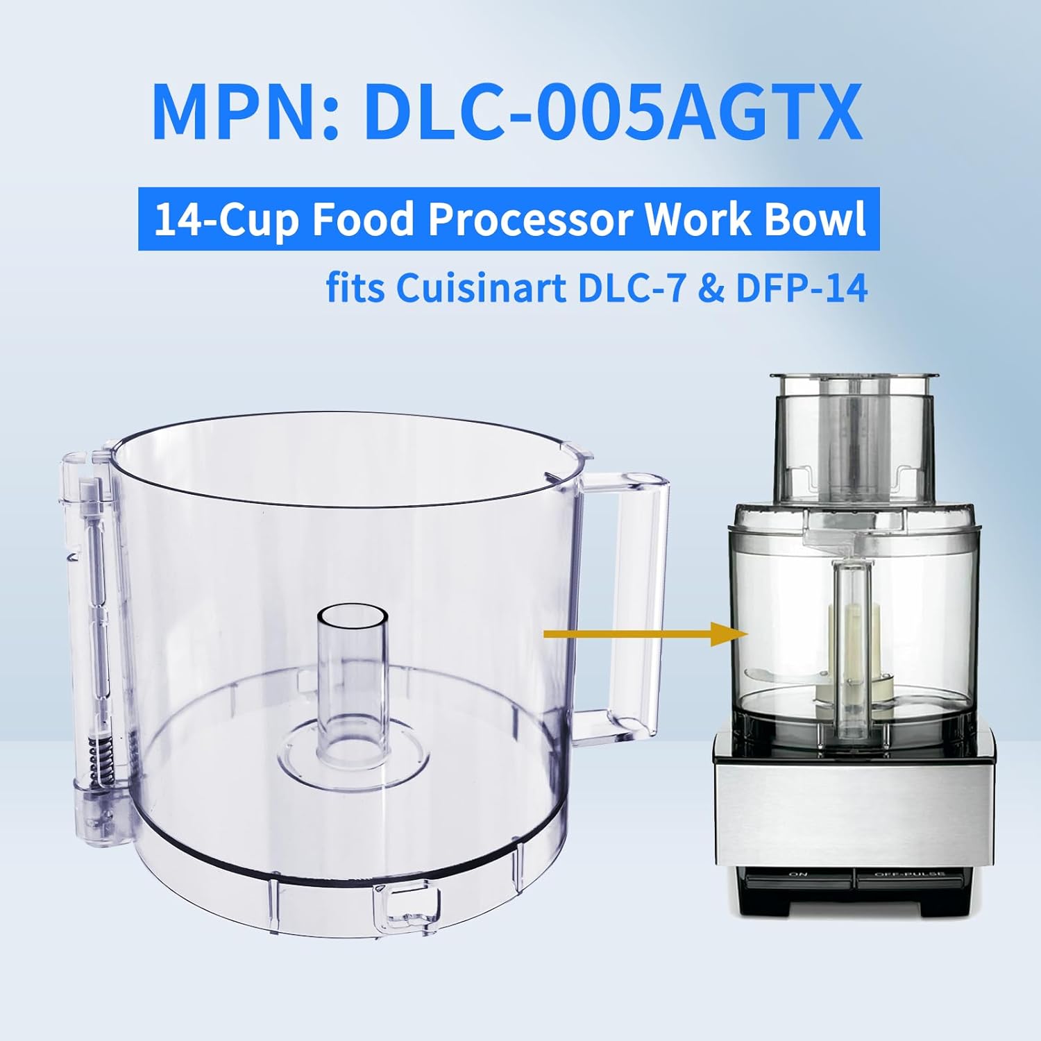 14-Cup Food Processor Work Bowl O2274