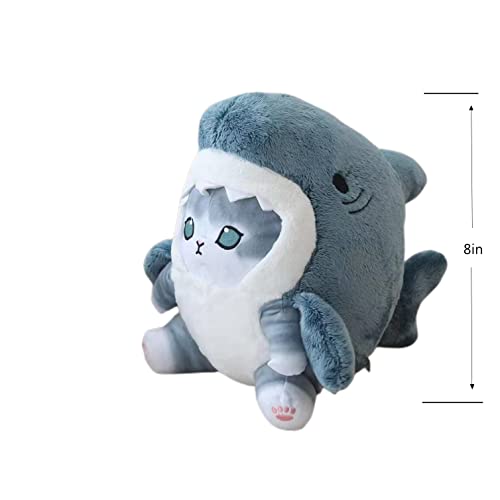 Grey Blue Dazzling Gold Plush Toy Stuffed Animal Doll Pillow Z896058