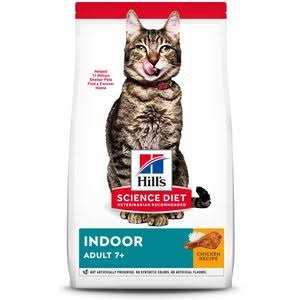 Adult 7+ Chicken Recipe Dry Cat Food B52820