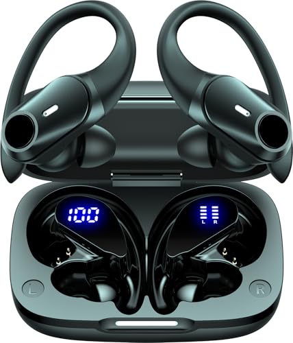 Active Noise Cancelling Wireless Earbuds with Charging Case Black S4901