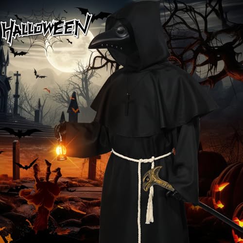 Plague Doctor Beak Mask Costume Y800843