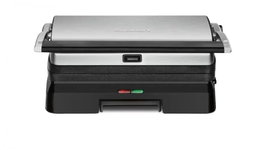 Electric Griddler Grill and Panini Press with Dishwasher Safe Plates E876