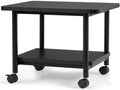 Black 2-Tier Rolling Printer Stand Q28788