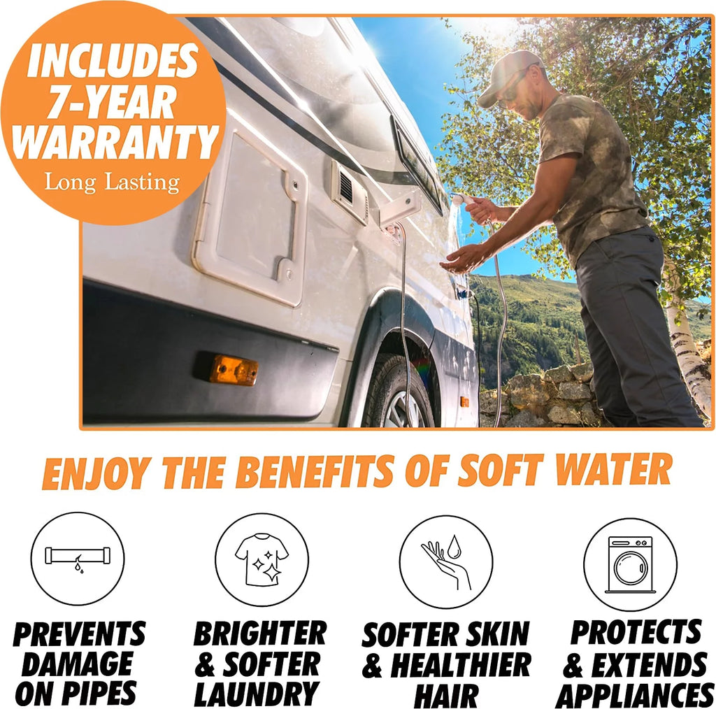 Portable 16,000 Grain RV Water Softener W521964