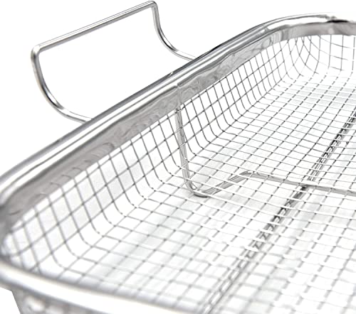 Stainless Steel Air Fryer Basket Set, 14.8 x 10.5 K3805