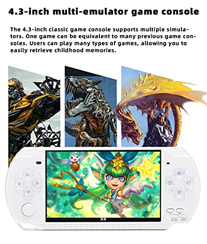4.3 inch 8GB 2000 Games Handheld Game Console H6864