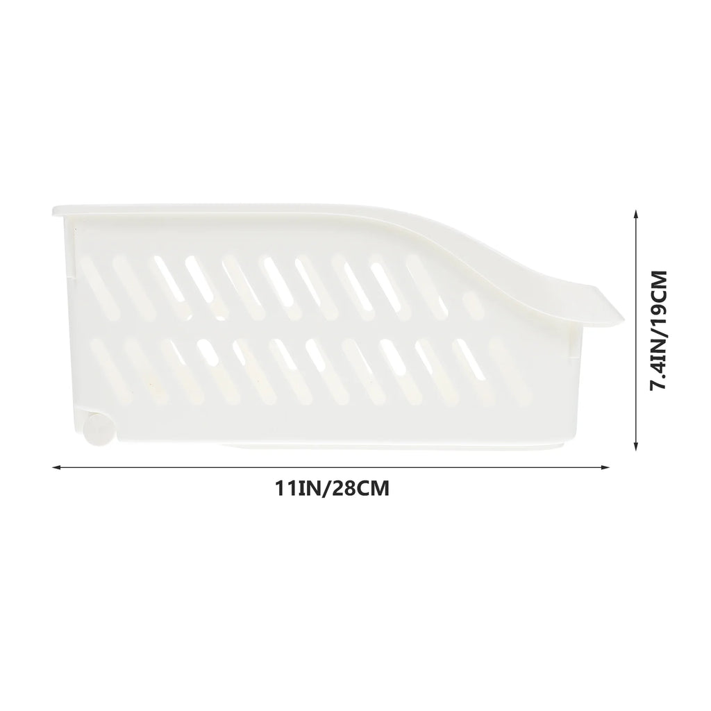 White Storage Basket Toy Bins T356966