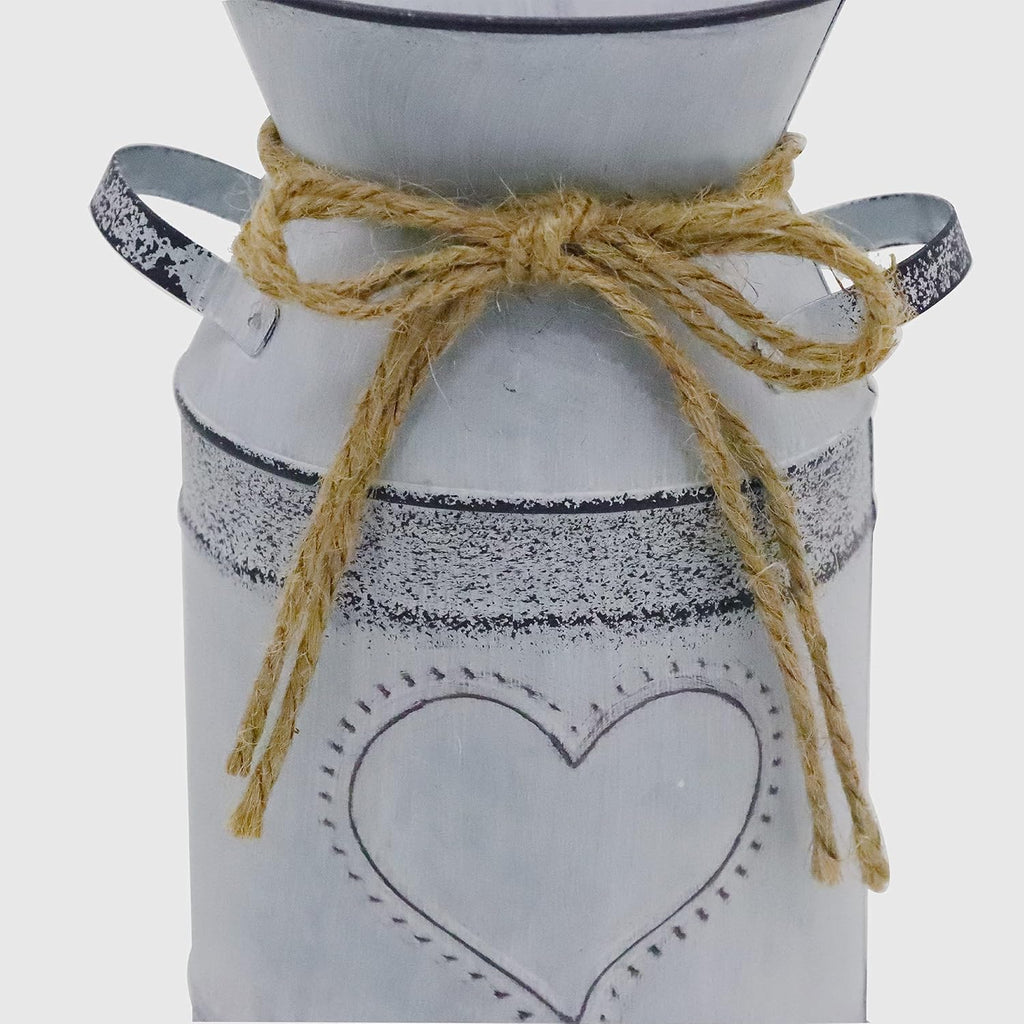 Shabby Chic Milk Can Vase D430125