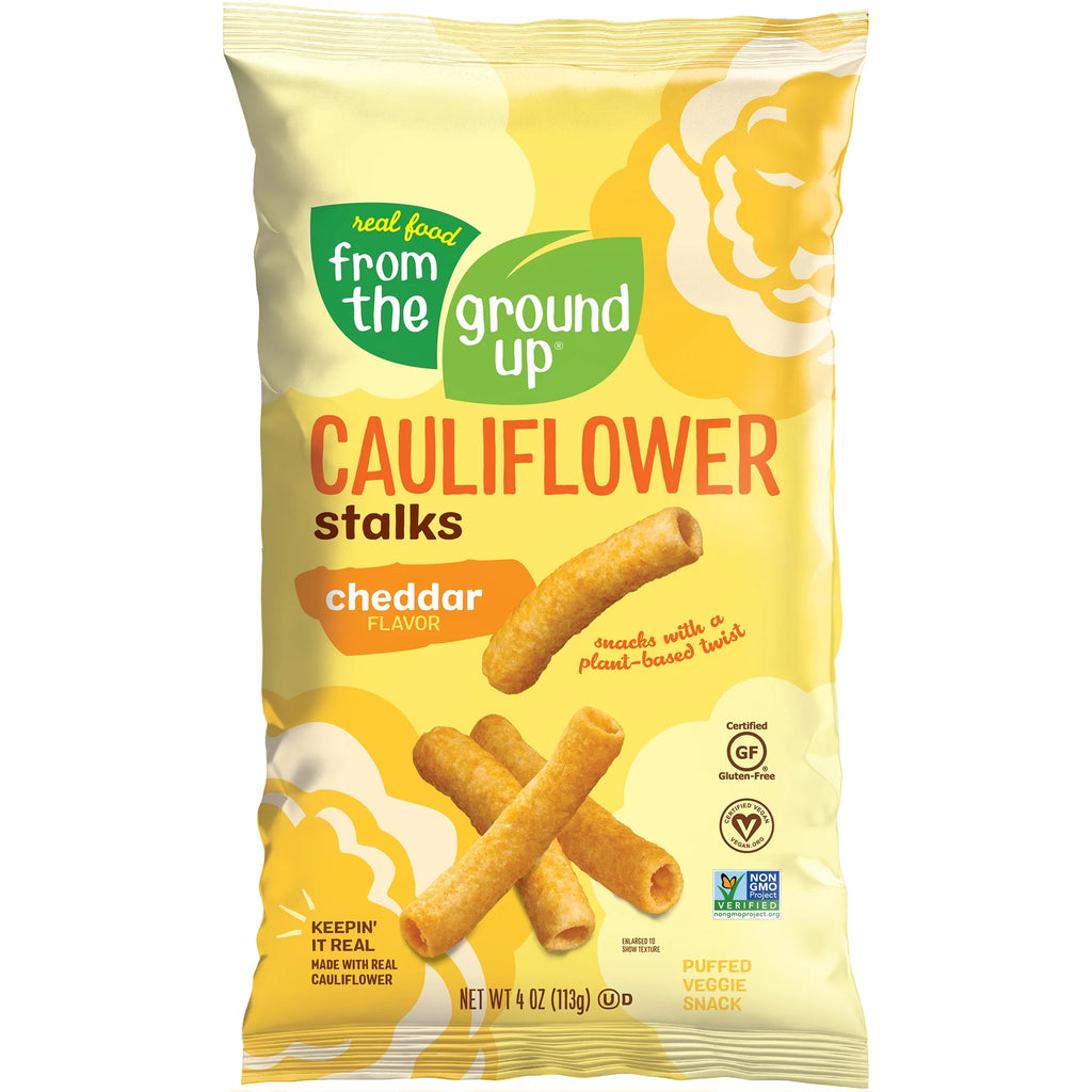 Cauliflower Cheddar Stalks, 4 oz bag N38687
