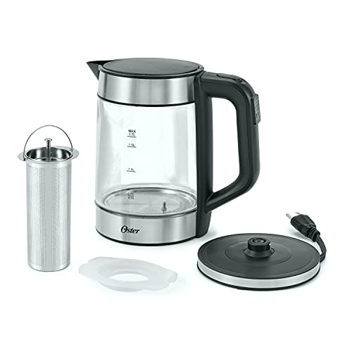 1.7 L Electric Glass Kettle with Tea Infuser O758071