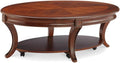 Oval Cocktail Table with Casters V164