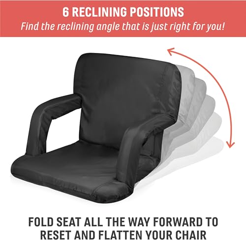 Burgundy Reclining Stadium Seat B850857