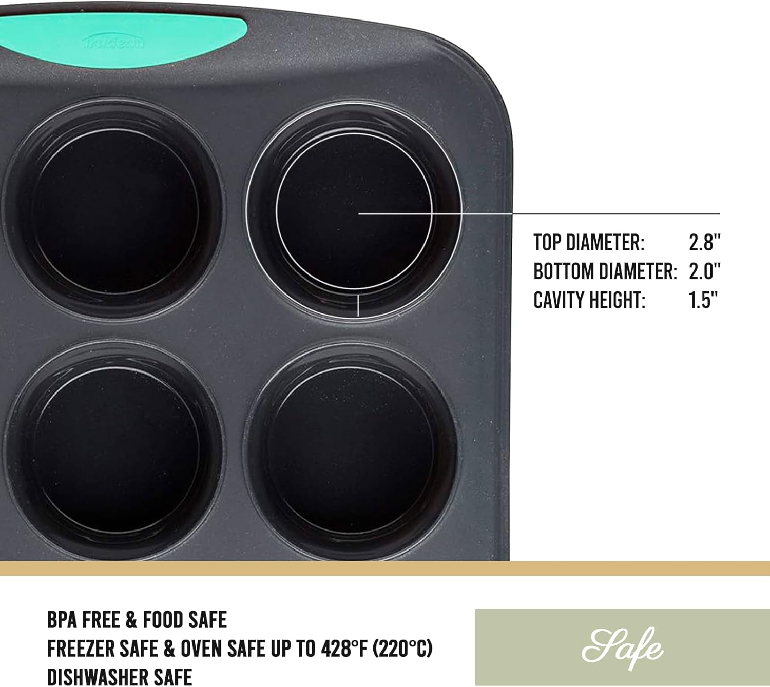 12 Cup Silicone Muffin Pan T31603