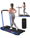 Under Desk Treadmill Walking Pad 2 in 1 Folding Compact Electric Running Machine L74792