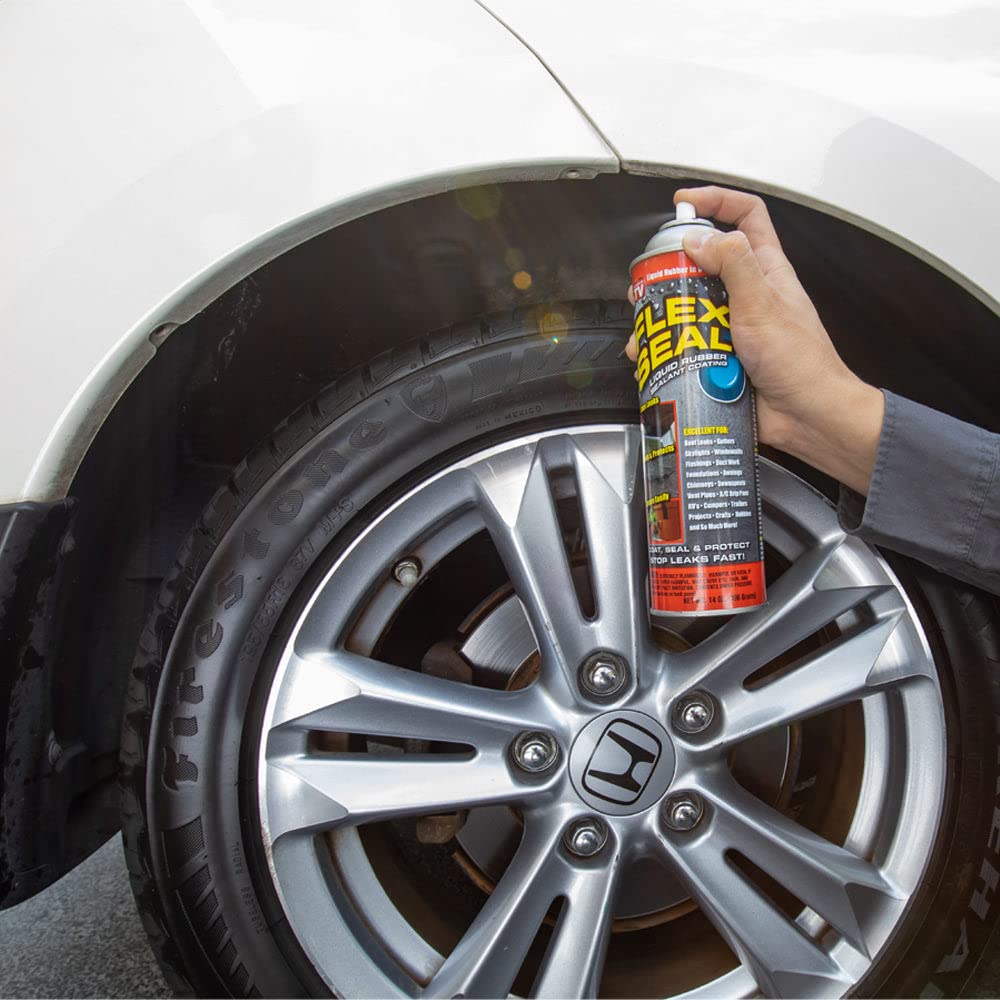 Black 14-oz Spray Rubber Sealant Coating (6 Pack) V806