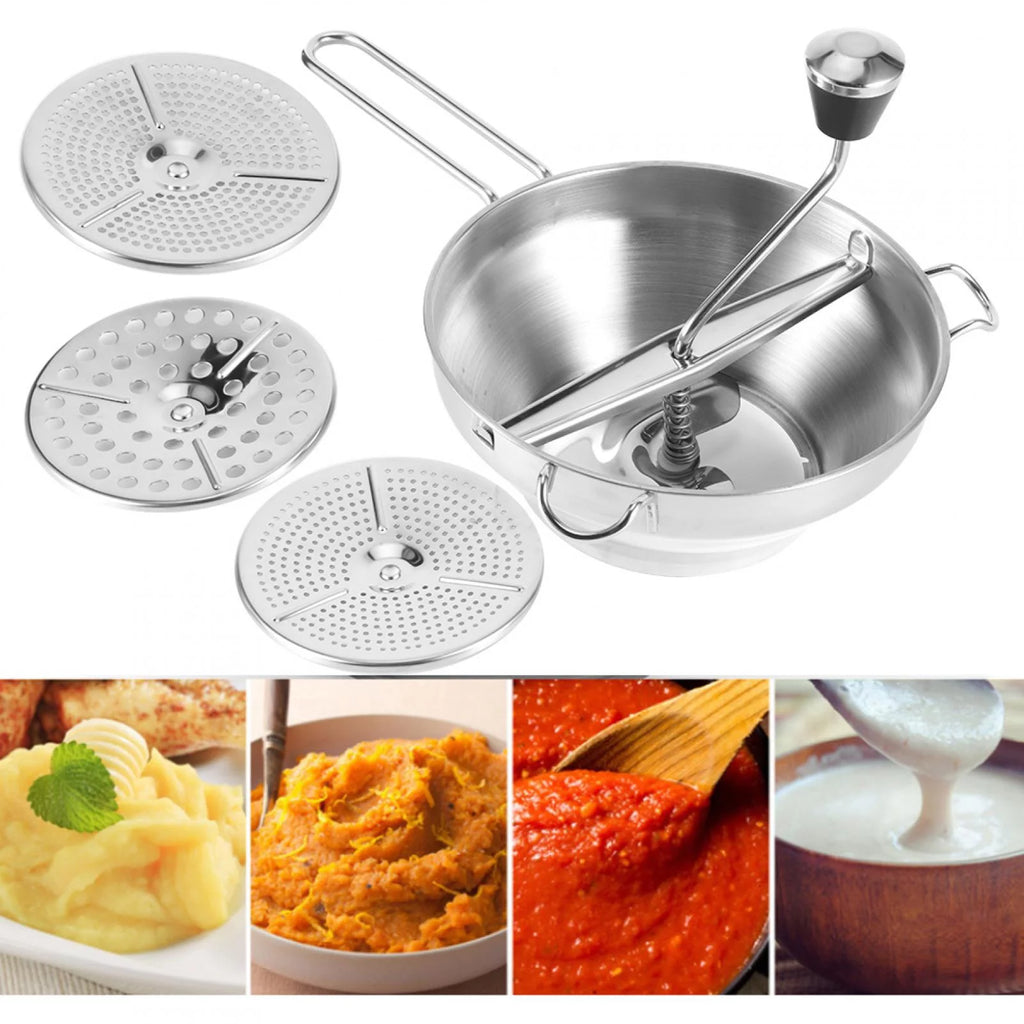 Multifunctional Manual Stainless Steel Food Mixer Y290